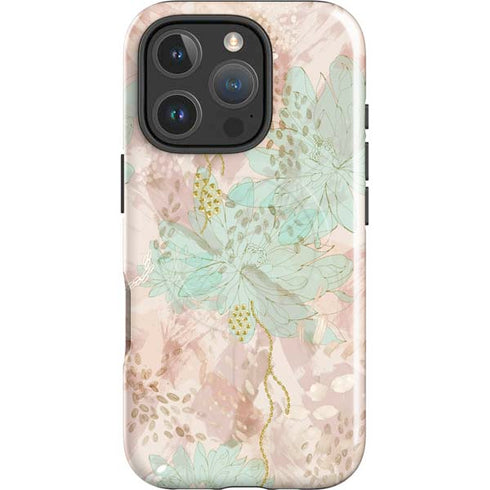 Floral Shadows iPhone 16 Pro Magsafe Impact Case